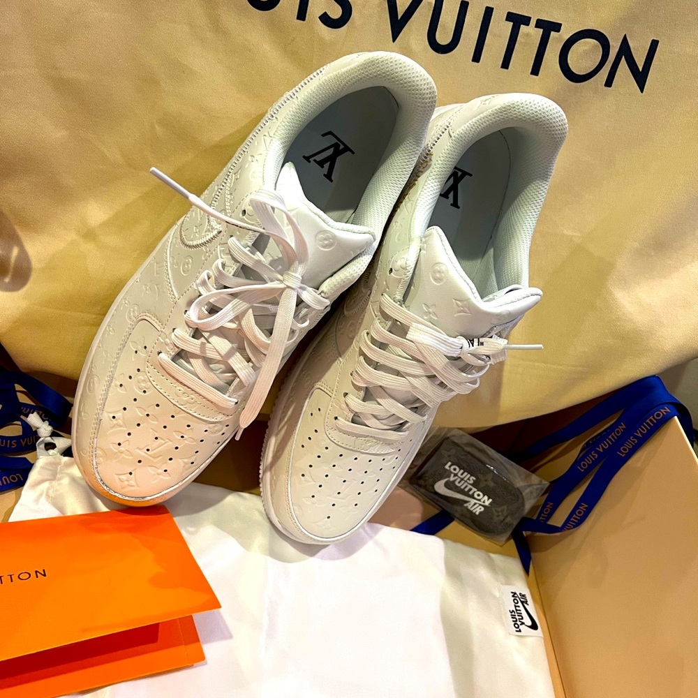 LV Off White Air-force 1’s - Mens 12 worn once - As Is